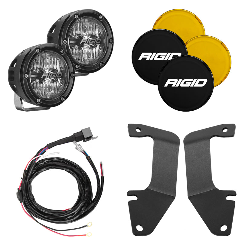 Rigid Industries 360-Series A-pillar light kit for the 2014-2020 Toyota Tundra