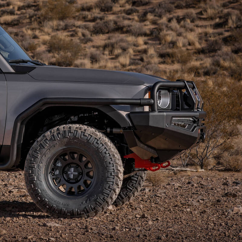 ARB Summit MKII Combar winch cradle and fairlead area detail