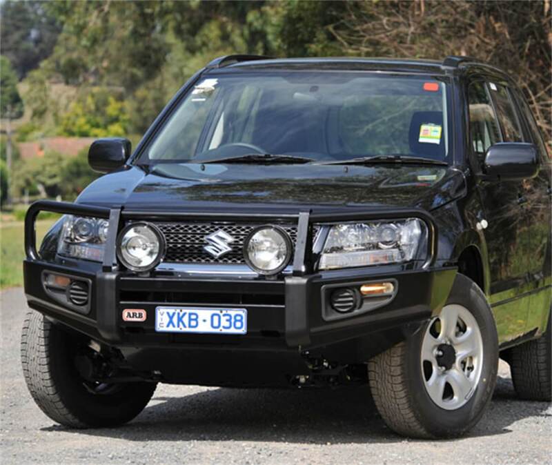 ARB Grand Vitara combination bumper under-protection panel detail