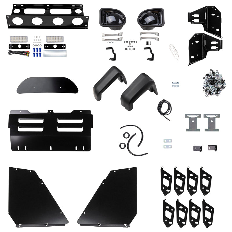 ARB Deluxe bull bar for Isuzu Mu-X, straight-on front view