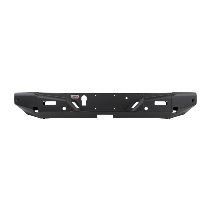 Detail of ARB Gladiator JT rear bumper Integrit textured black powder coat finish