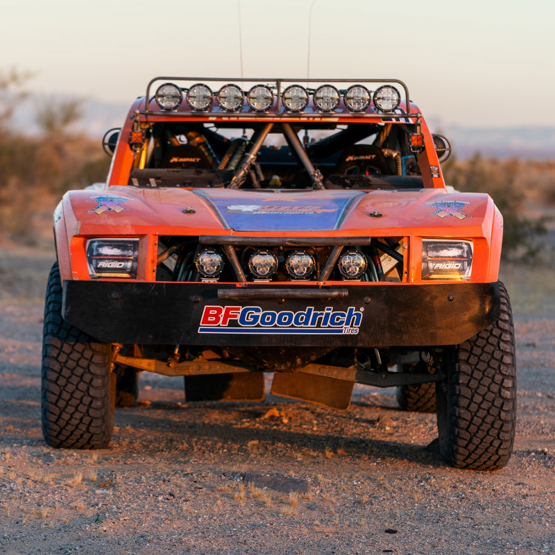 Rigid 360-Series Laser pod with amber backlight glowing at the housing edge