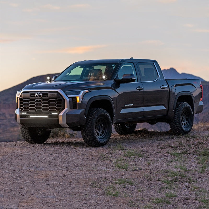 RIGID 360-Series A-Pillar lights installed on a 2022+ Toyota Tundra