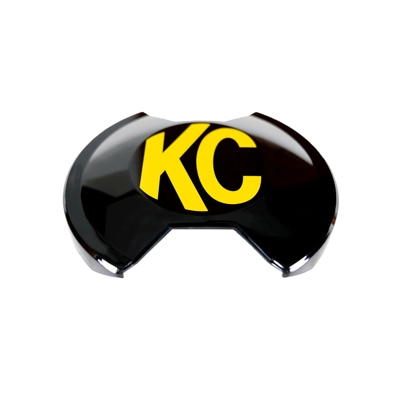 KC HiLiTES 6in Light Shield / Hard Cover for SlimLite LED - Black, in use