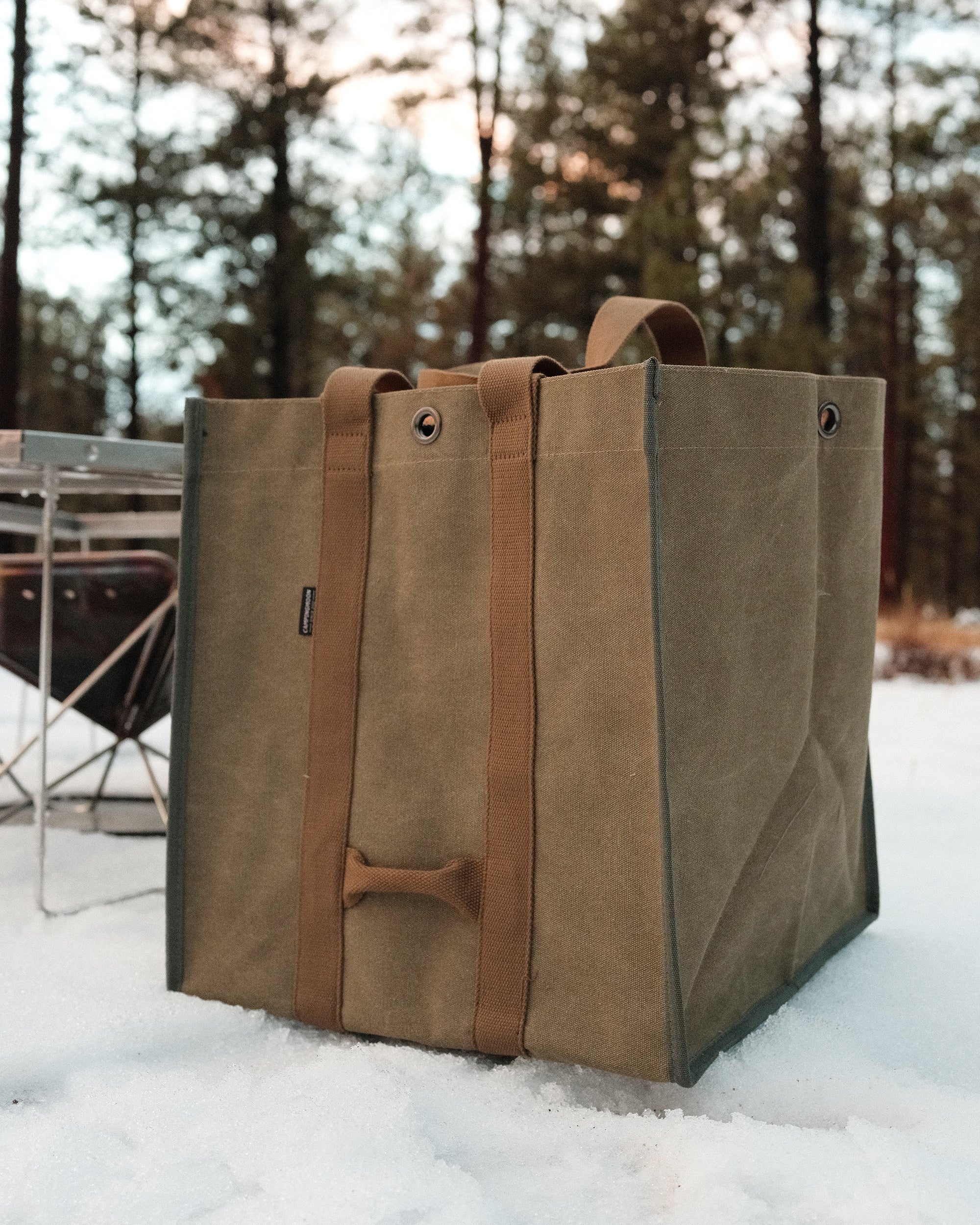 Camping Moon Waterproof Canvas Firewood Carry Bag