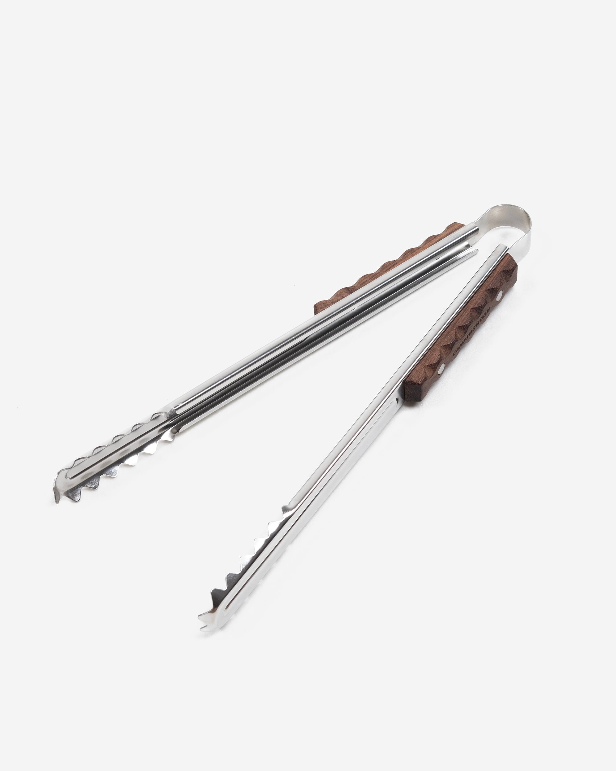 Camping Moon Stainless Steel Wood Grip Tongs