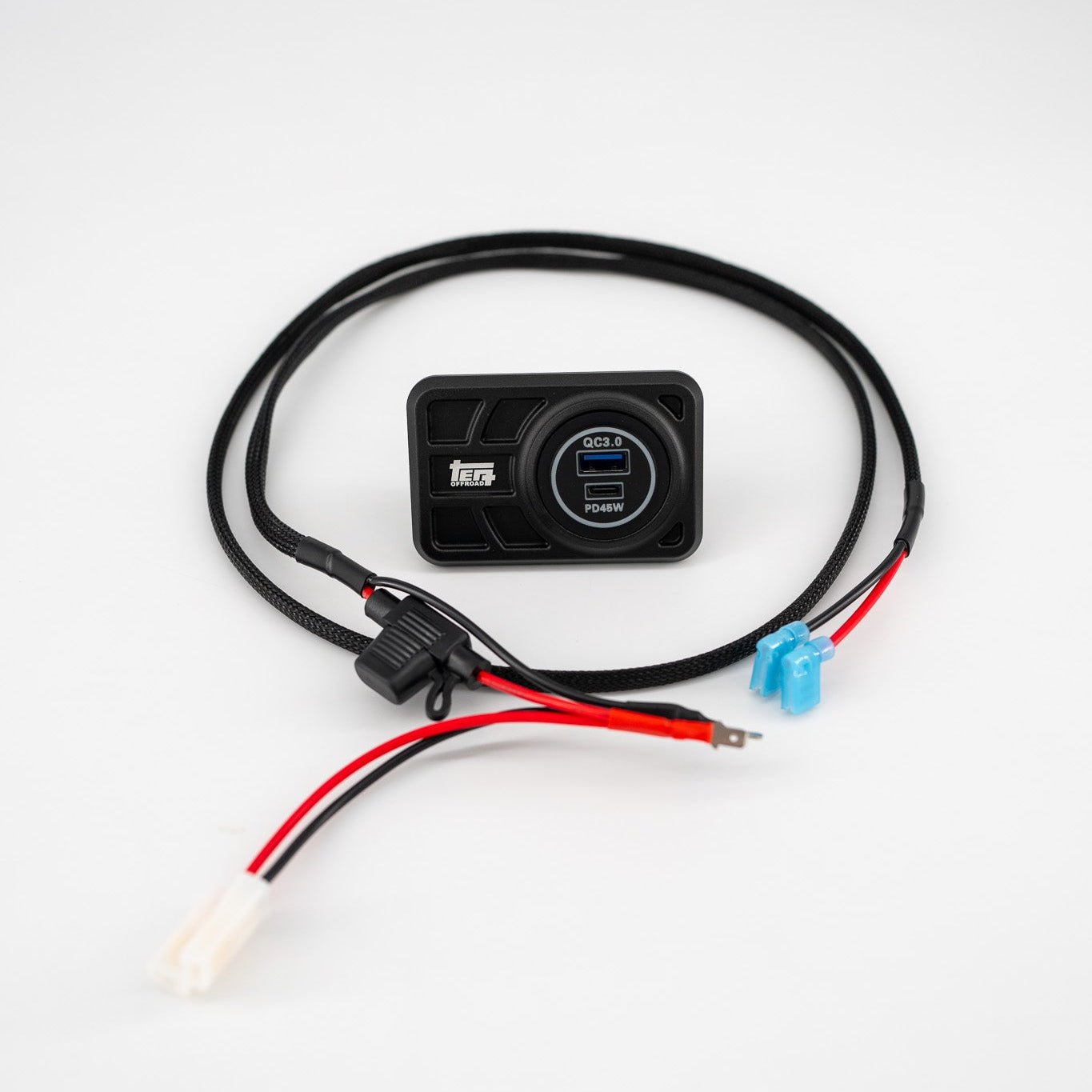 Center Console USB 12V Power Panel | Billet Aluminum | Replaces Ashtray | 1996 - 2002 4Runner
