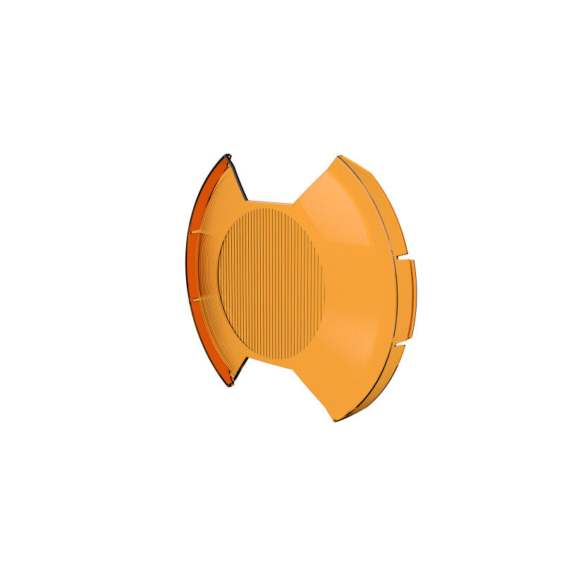 KC HiLiTES SlimLite 8in. LED Driving Light Shield - Amber (Shield Only), detail view