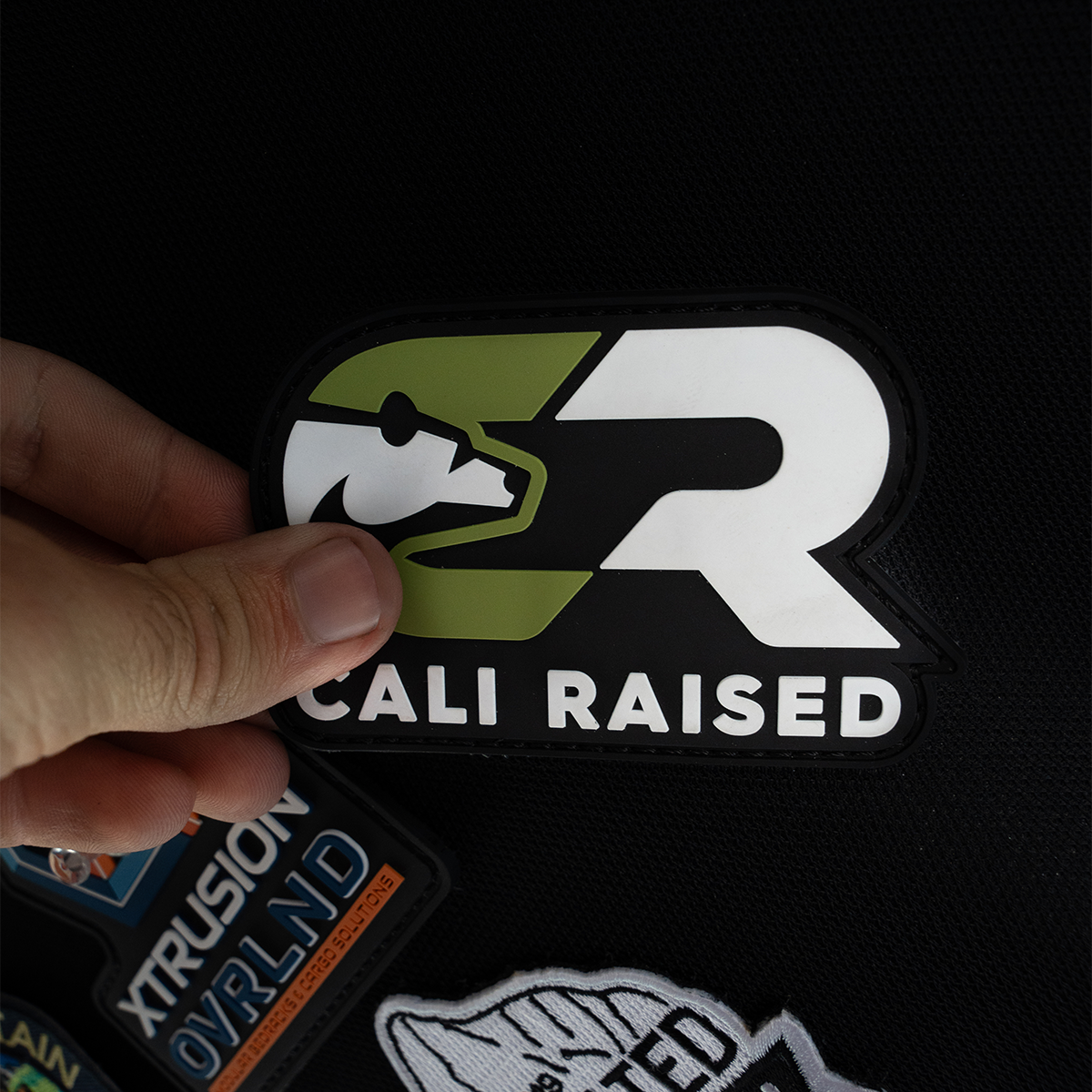 Cali Raised LED CR Logo PVC Patch