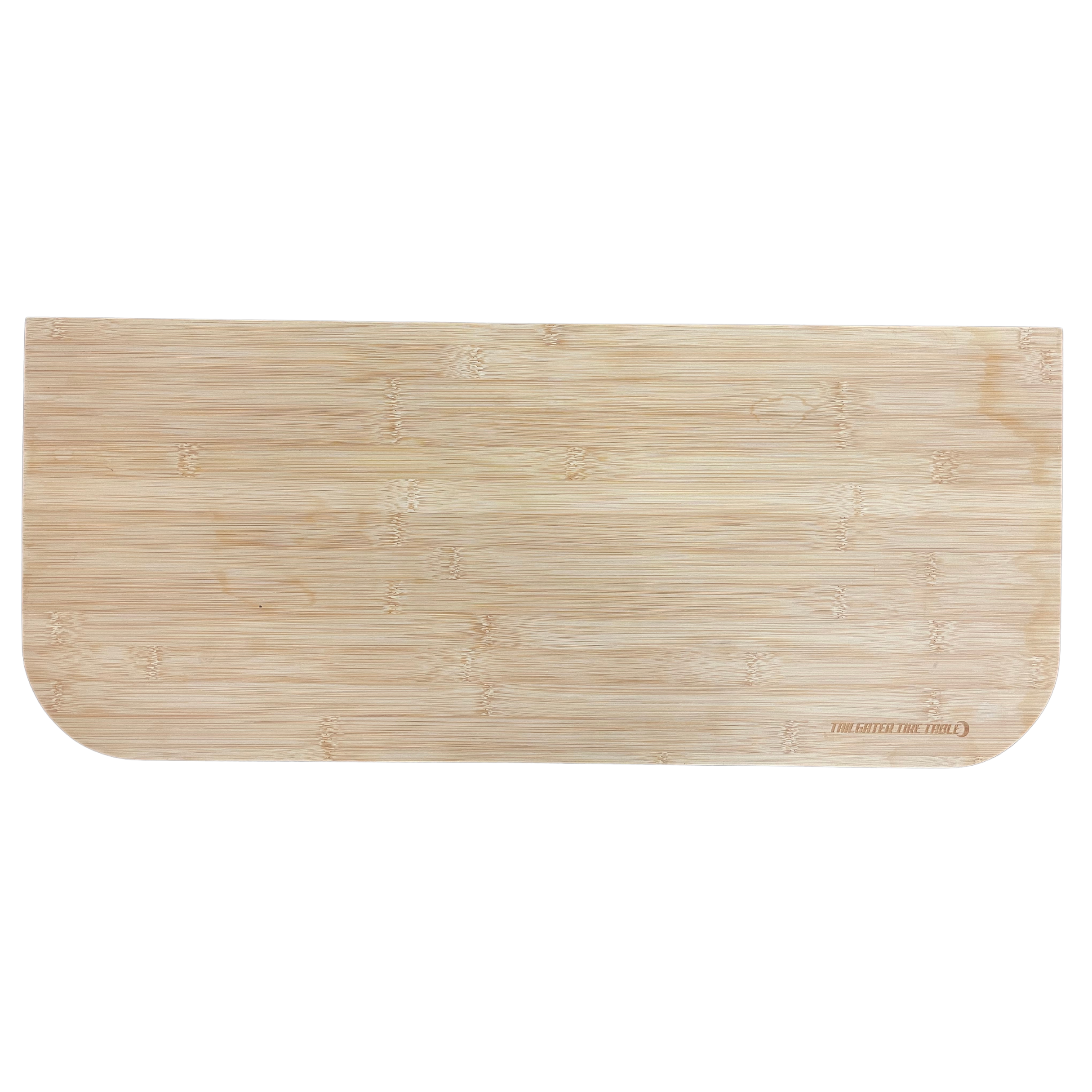 Bamboo Cutting Board Small Cutting Board Tail Gater Tire Table- Overland Kitted