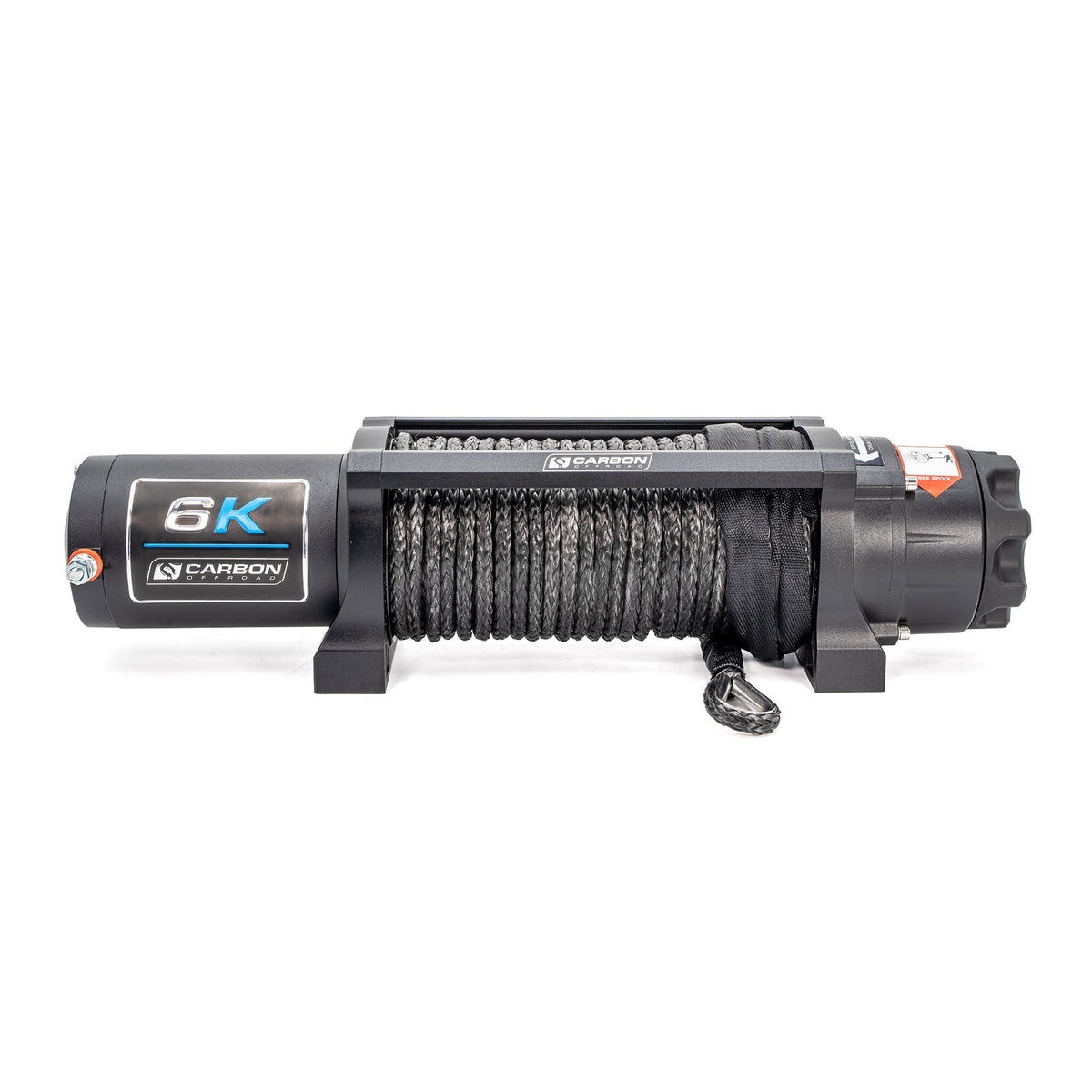Carbon Offroad Long Drum 6000lb ATV/Small 4X4 Winch
