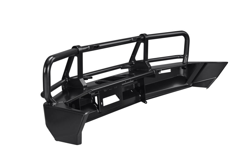 ARB Deluxe combination bumper for Land Cruiser 100 Series — split-pan and buffer detail