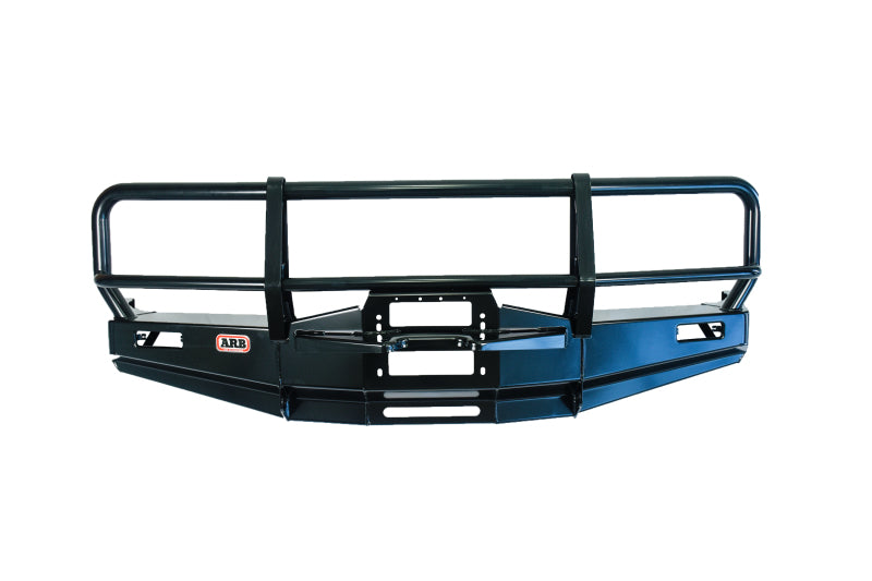 ARB Deluxe winch bumper for Land Cruiser 80 Series — winch cradle detail