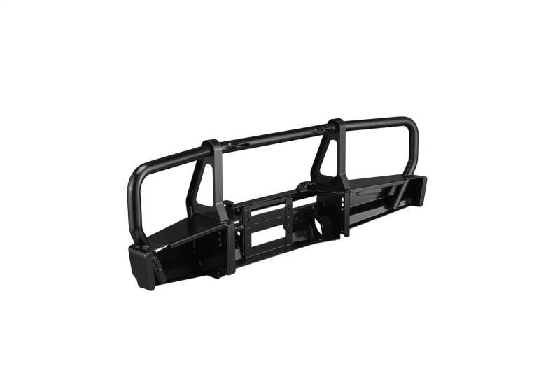 ARB Deluxe Land Cruiser bumper — winch mount and fairlead opening detail