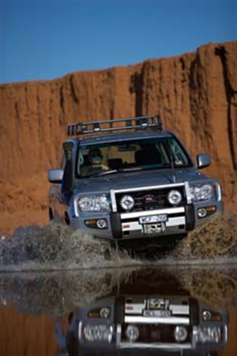 ARB Winch Bull Bar for 2008-2011 Toyota Land Cruiser 200 Series — front three-quarter studio view