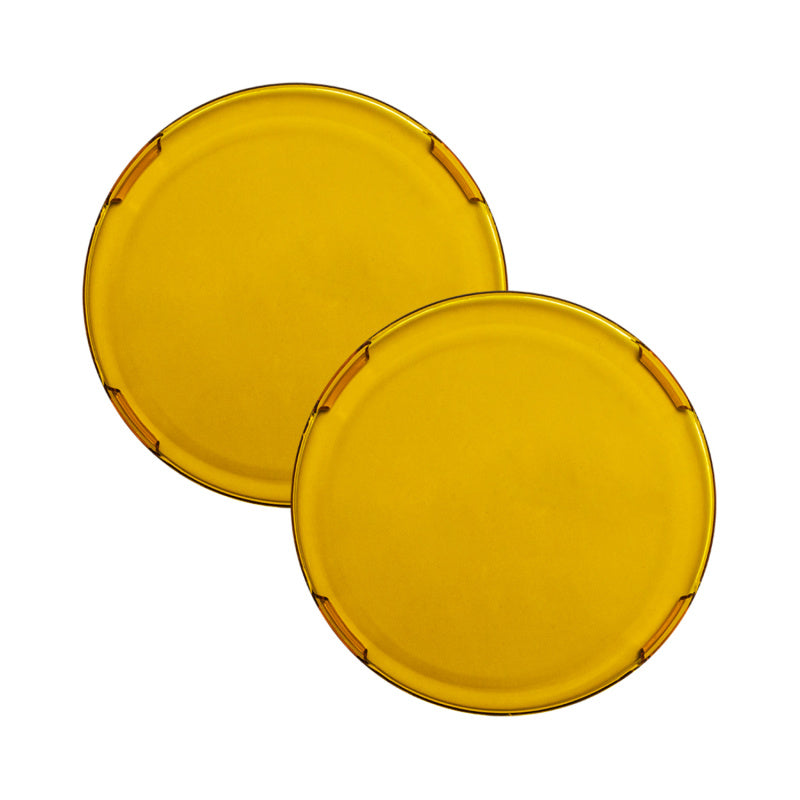 RIGID Industries yellow 6-inch 360-Series light cover angled view