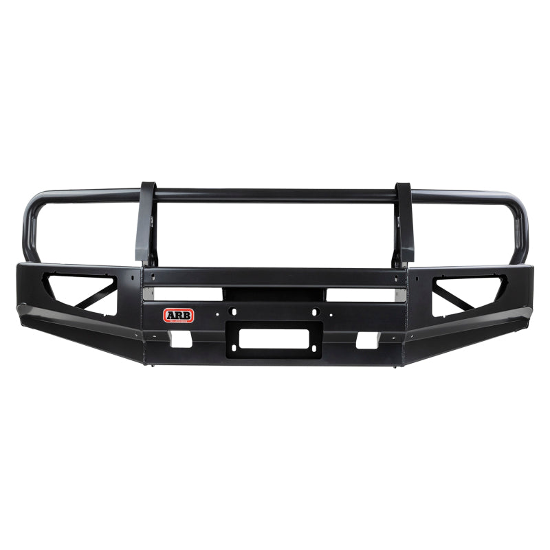 ARB Deluxe Winch Bull Bar for Toyota Land Cruiser Prado 120 — front three-quarter studio view