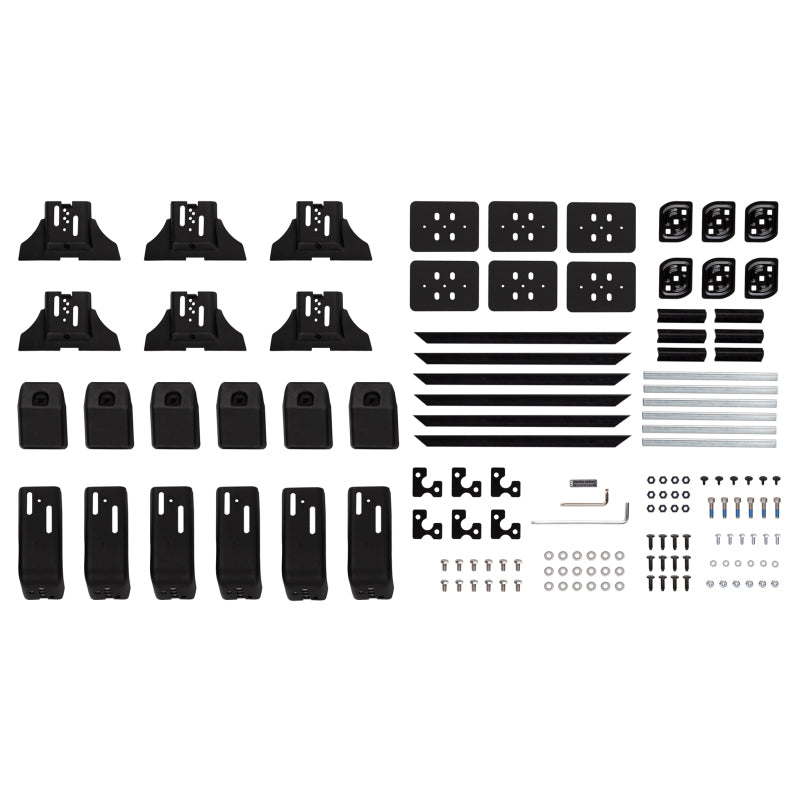 ARB BASE Rack H1 gutter mount kit 6-leg — gutter clamp foot detail