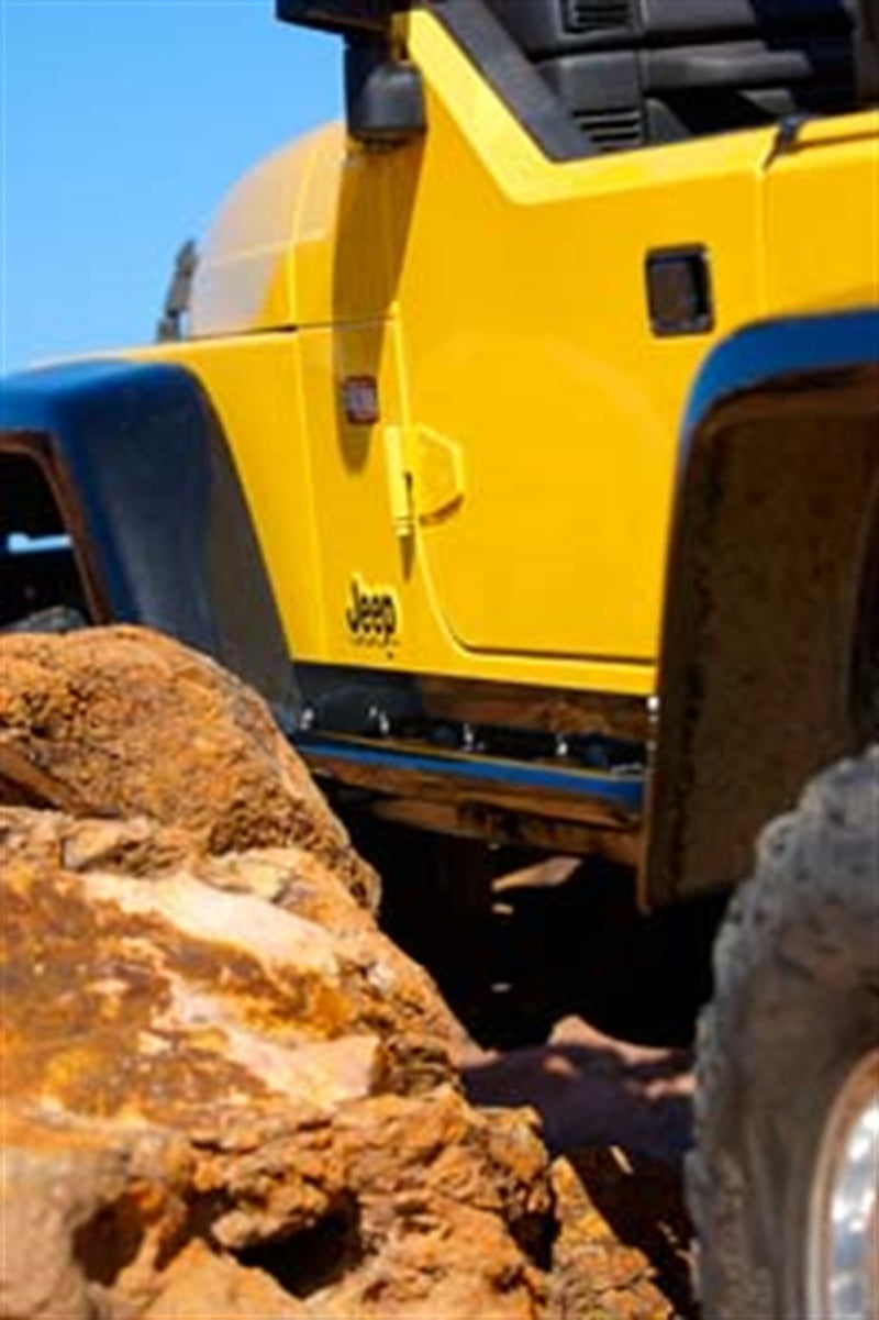 ARB Deluxe rock sliders / rocker guards for Jeep Wrangler TJ — studio view