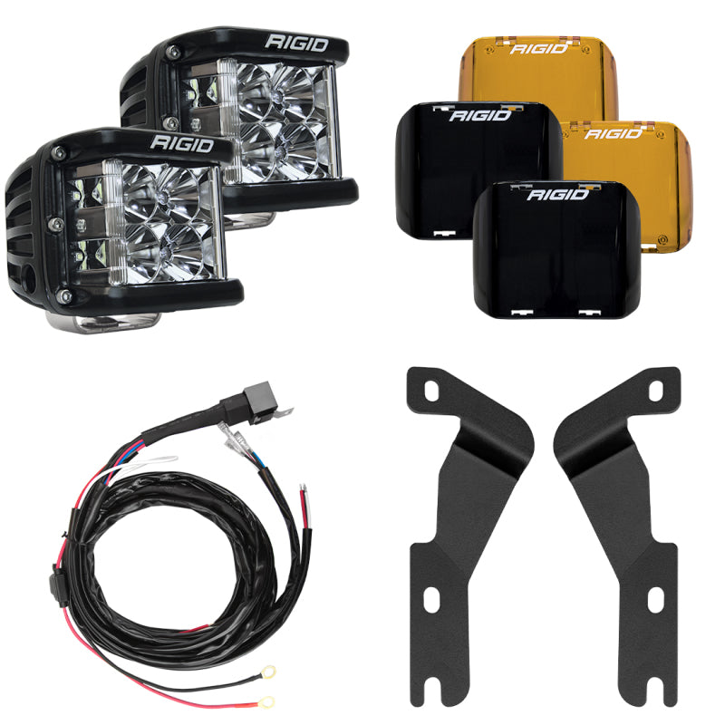 Rigid D-SS A-pillar LED light kit for 2016-2020 Toyota Tacoma