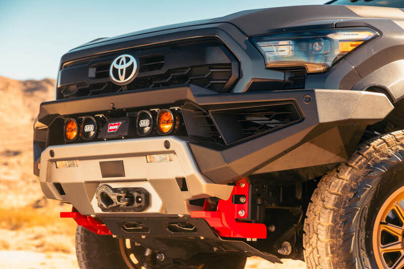 ARB Zenith winch bar mounted on Toyota Tacoma, side profile
