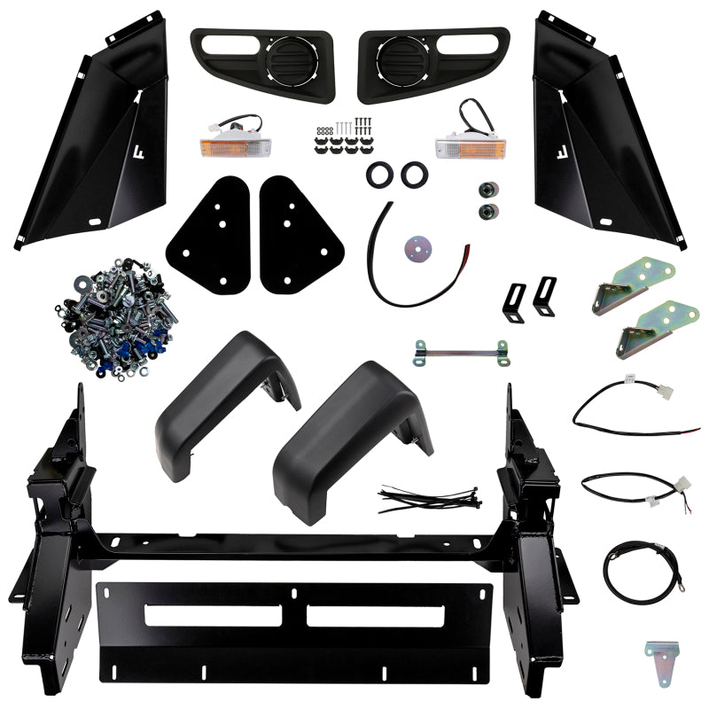 ARB Deluxe bull bar for Mitsubishi Triton ML, straight-on front view