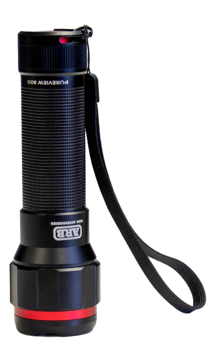ARB PureView 800 flashlight USB charging port with cable