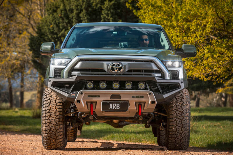 ARB Zenith Tundra bumper — forged 8T recovery point detail