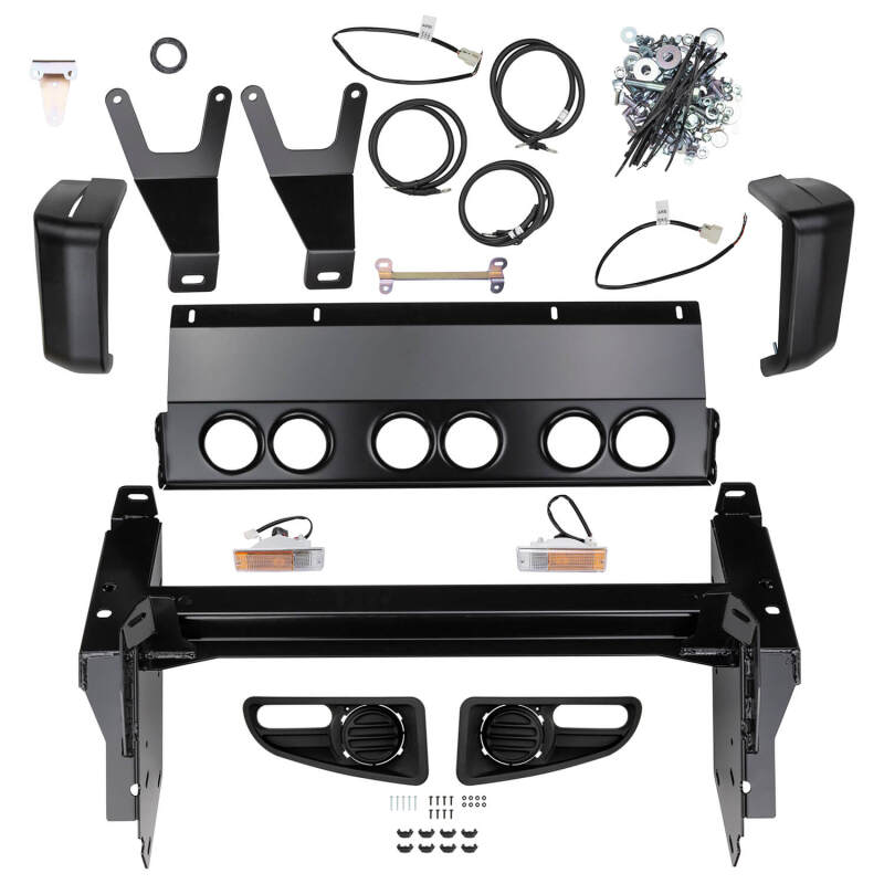 ARB Deluxe winch bumper (3423130) for 2005-2011 Toyota Tacoma — winch mount and fog-light provision detail