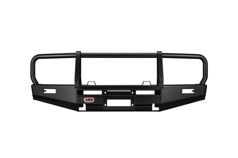 ARB Deluxe Dakar winch bumper for Land Cruiser 60 Series — straight-on front view