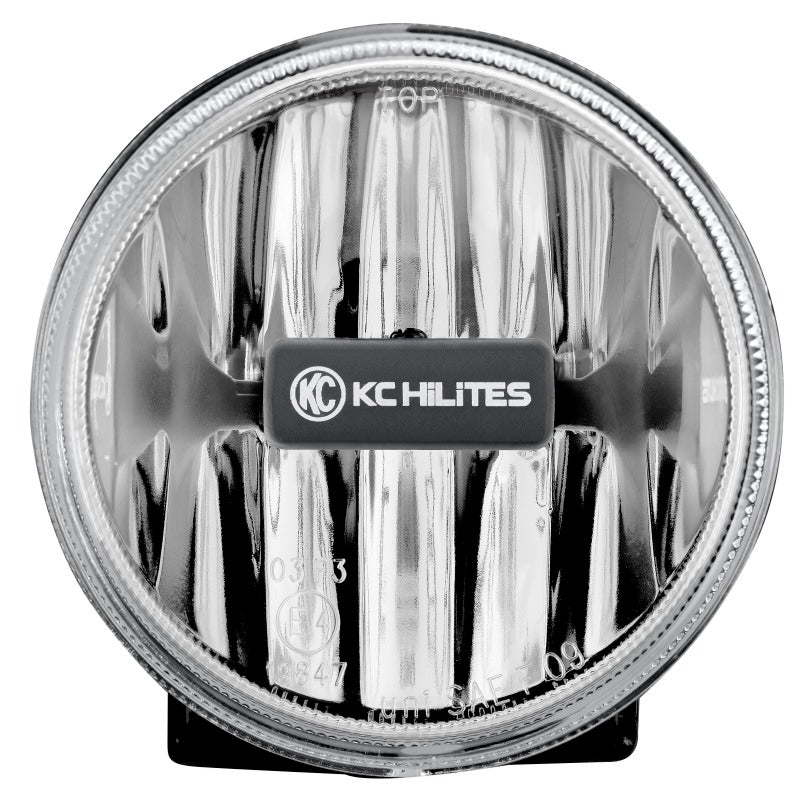 KC HiLiTES Gravity G4 4in LED Fog Light 10W SAE/ECE Clear Beam (Single), in use