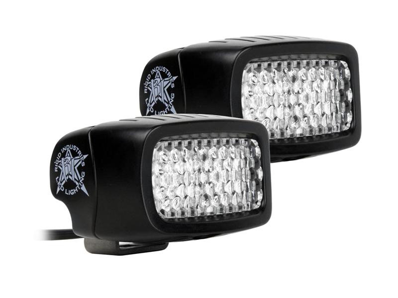 Rigid Industries SR-Q PRO diffused back-up light kit with black housing