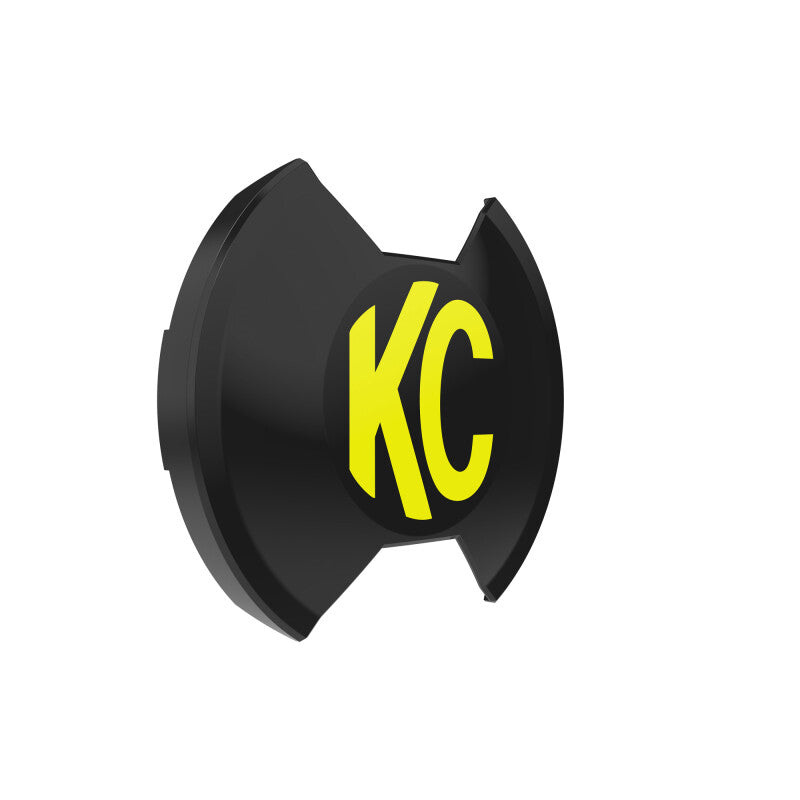 KC HiLiTES SlimLite 8in LED Light Cover - Black (Cover Only), close-up