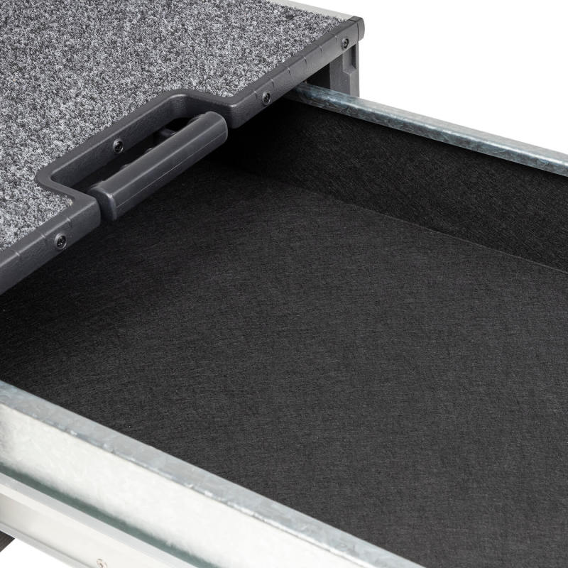 ARB roller floor module loaded with cargo