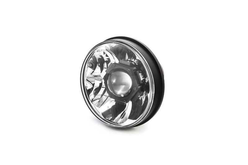 KC HiLiTES Gravity LED Pro 7in. DOT Headlight Pair - Jeep JL/JT 2018-2024, in use