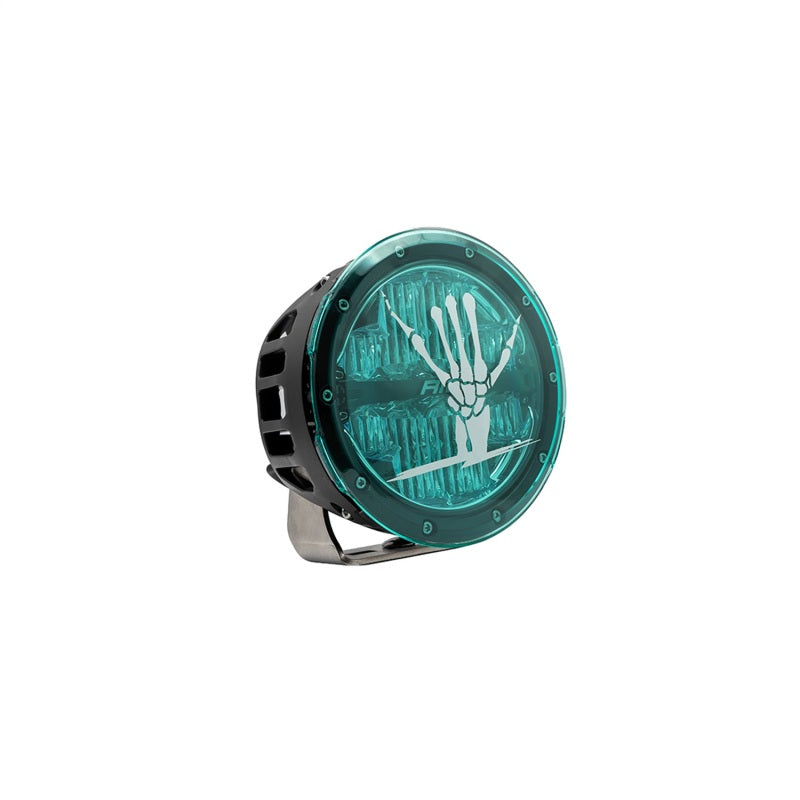 Rigid 360-Series 6in round LED pod with white backlight ring from the SHREDDY kit