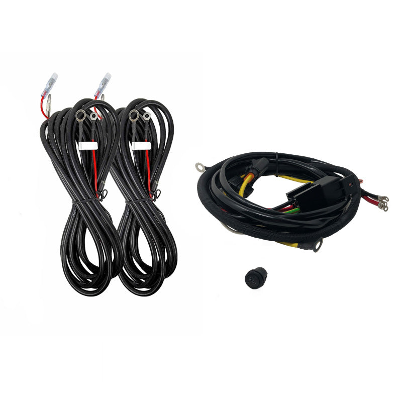 KC HiLiTES Platform One Profile SideCast 4-Light Wiring Kit for 24-25 Land Cruiser LC250 / Lexus GX550