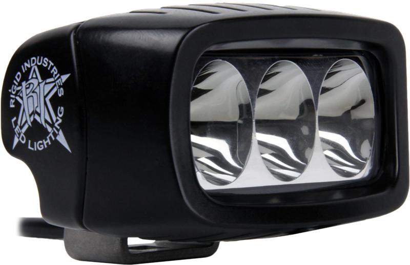 Rigid Industries SR-M PRO compact driving beam mini LED light for bumpers and powersports