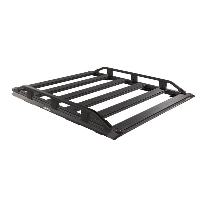 ARB BASE Rack Trade guard rails angled view