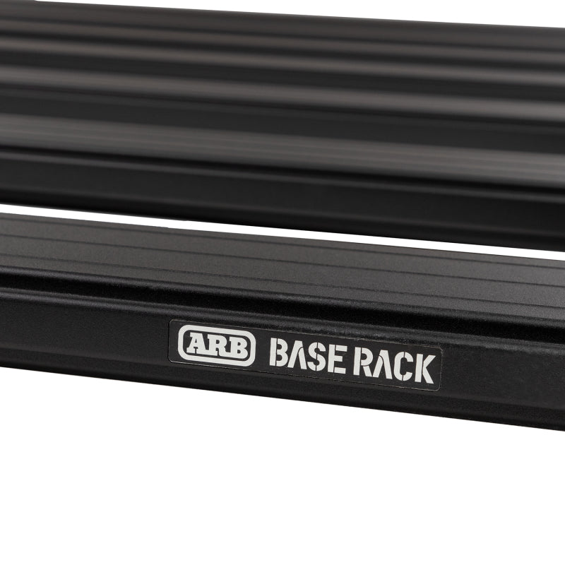 Close-up of ARB BASE Rack welded aluminum beam and internal bracing