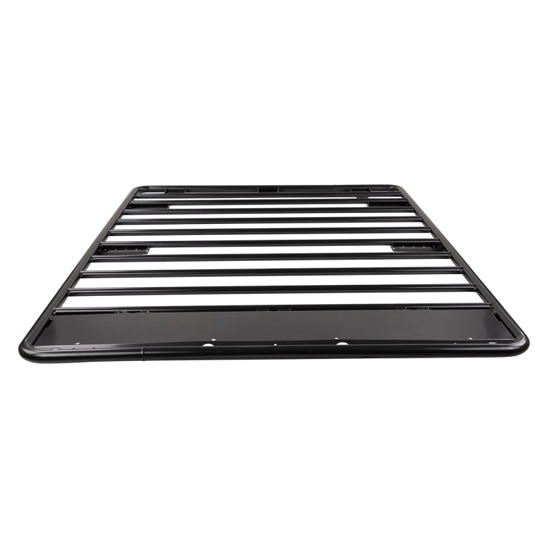 ARB 73x49 flat steel roof rack — welded frame corner detail