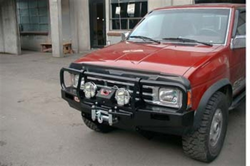 ARB D21 Hardbody winch bar side profile showing upswept wing