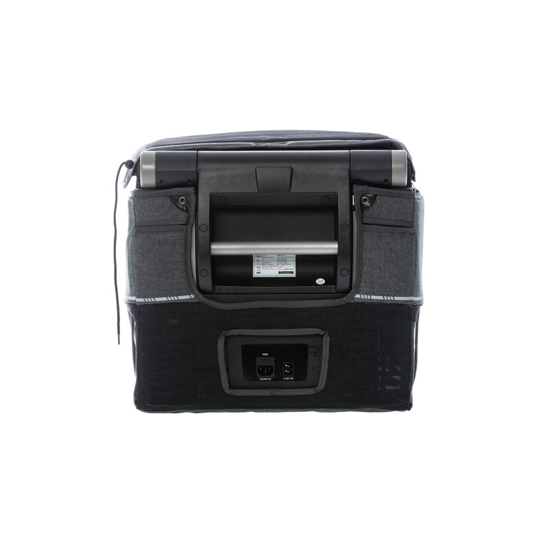 ARB 63Q fridge transit bag — lid access flap open