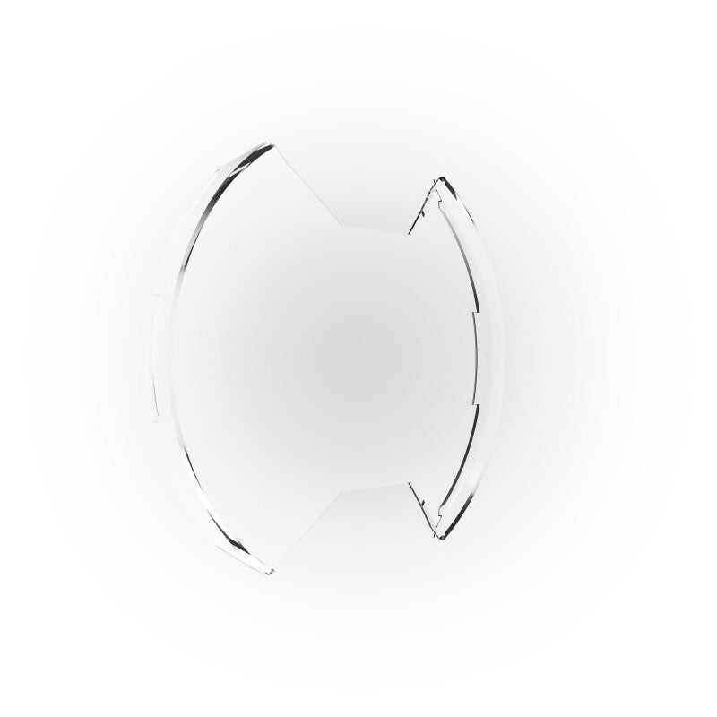 KC HiLiTES SlimLite 8in. LED Light Shield - Clear, connection detail