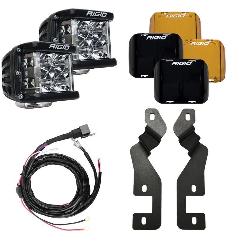Rigid D-SS Side Shooter A-pillar light kit for the 2021+ Ford Bronco Sport