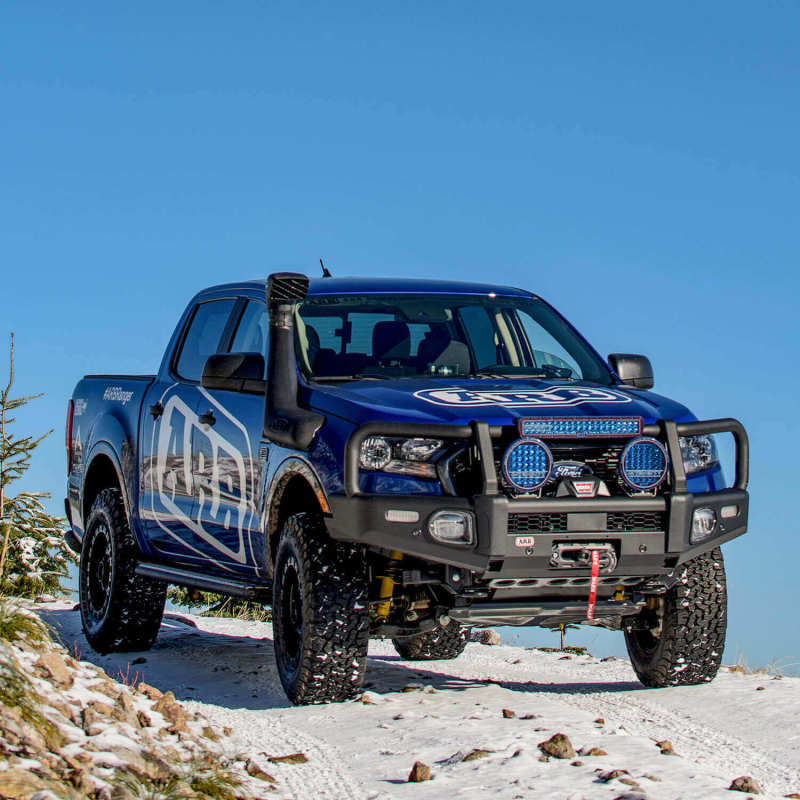 ARB Summit bull bar mounting wing detail