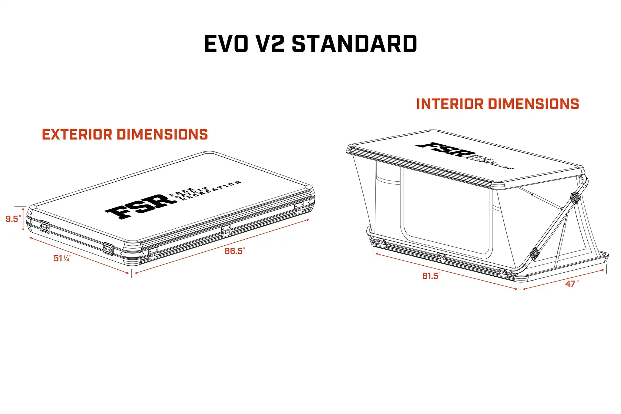 Evolution V2 Standard - Rooftop Tent