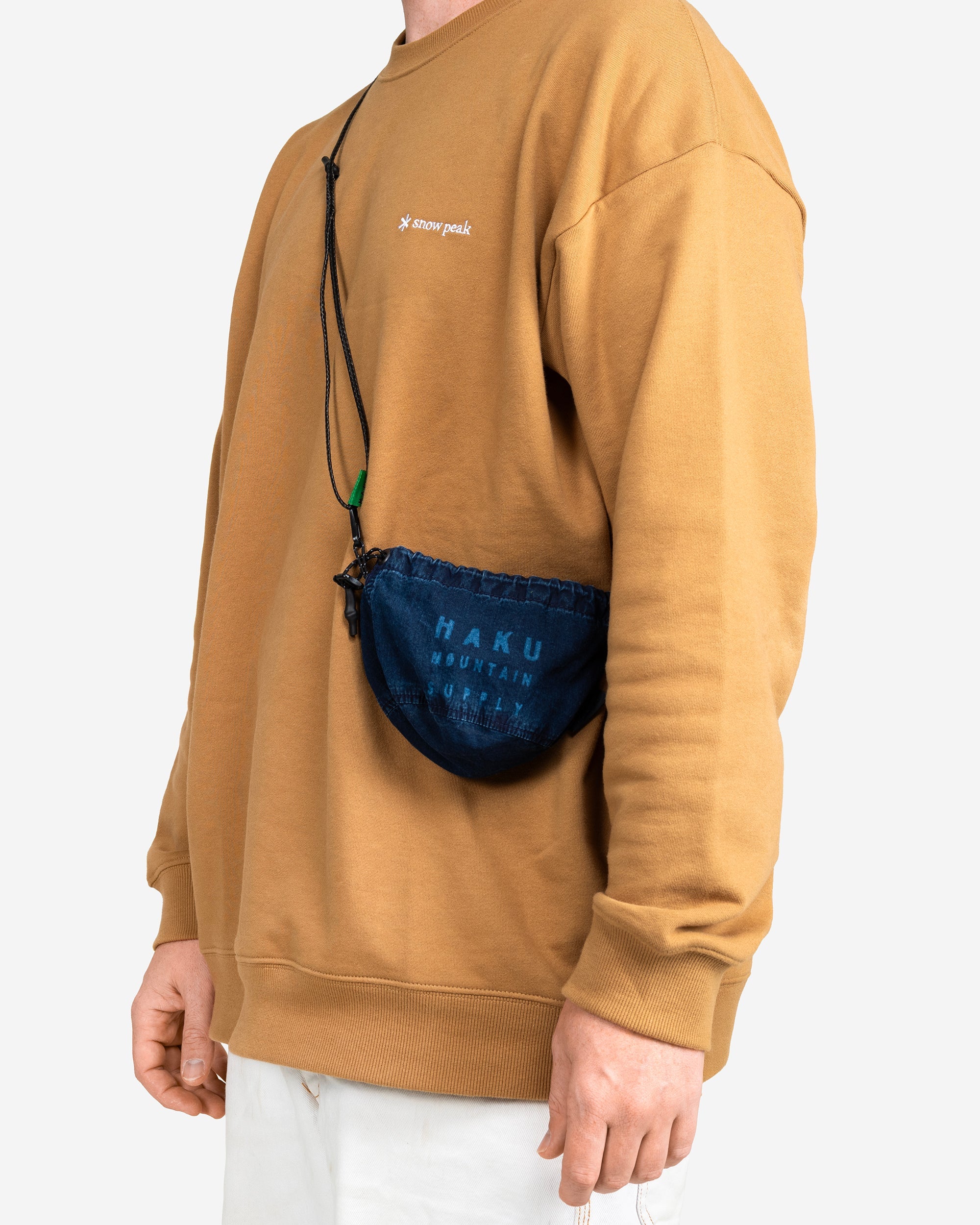 Haku Mt. Supply Denim Transform Sacoche Bag + Camping Gas Cover