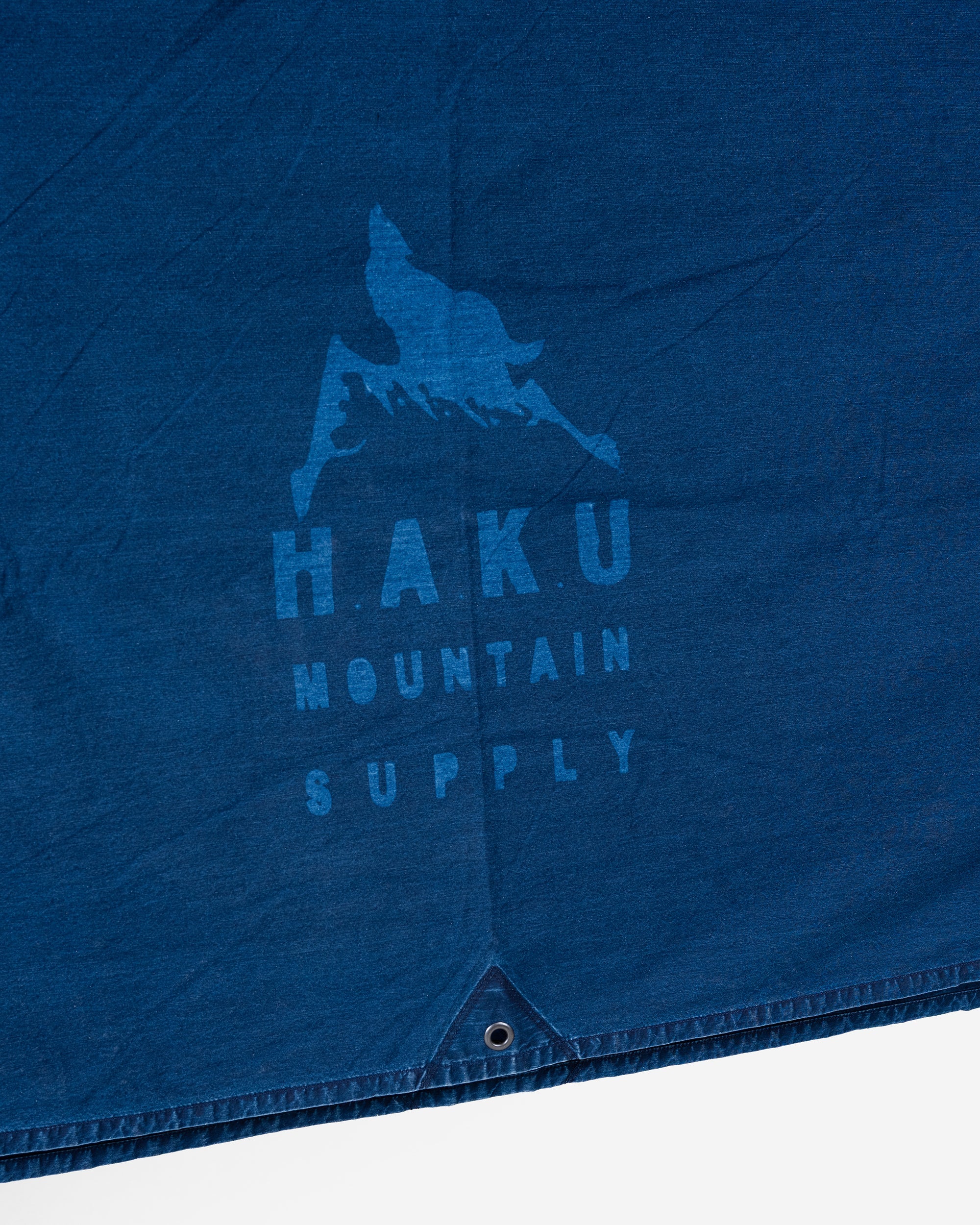 Haku Mt. Supply Gunjō Denim Fire-resistant Waterproof Tarp