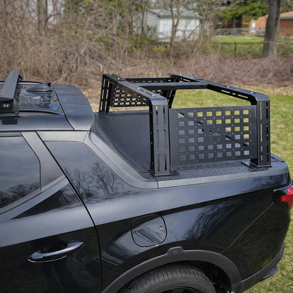 Santa Cruz with ROCK-IT rack over the retractable bed cover